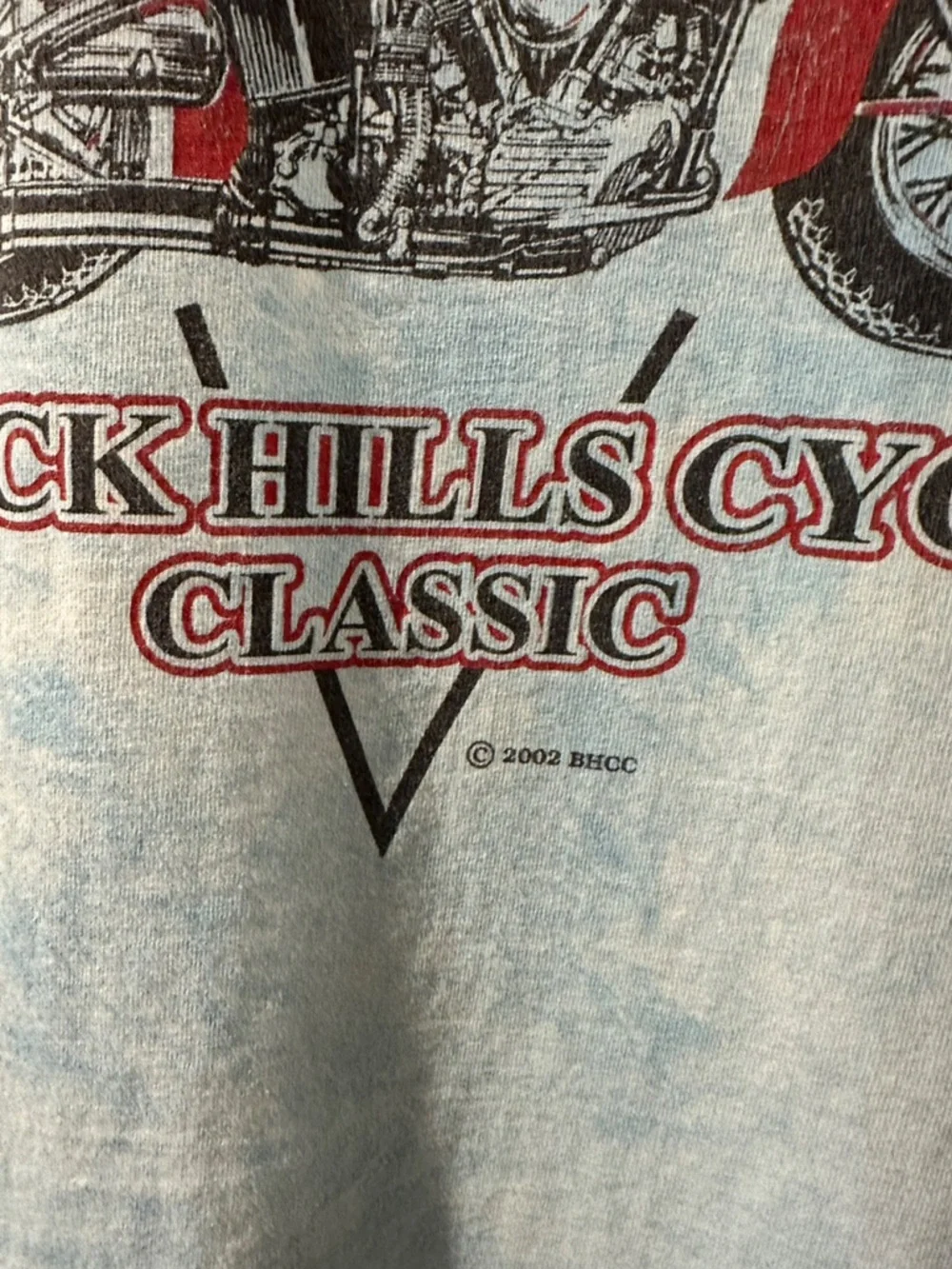 VTG 2002 Sturgis Black Hills Rally Graphic T-Shirt Size Men’s 2XL